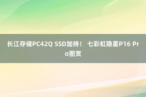 长江存储PC42Q SSD加持！ 七彩虹隐星P16 Pro图赏