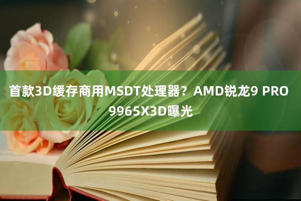 首款3D缓存商用MSDT处理器？AMD锐龙9 PRO 9965X3D曝光
