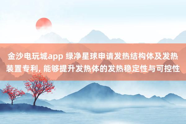金沙电玩城app 绿净星球申请发热结构体及发热装置专利, 能够提升发热体的发热稳定性与可控性