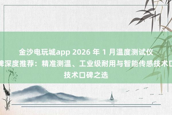 金沙电玩城app 2026 年 1 月温度测试仪实力品牌深度推荐:精准测温、工业级耐用与智能传感技术口碑之选