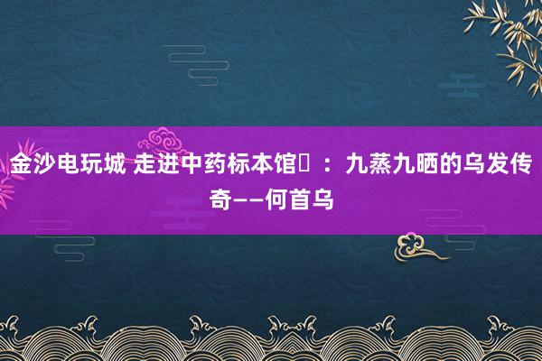 金沙电玩城 走进中药标本馆⑫:九蒸九晒的乌发传奇——何首乌